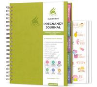 Clever Fox Pregnancy Journal & Memory Book - Pregnancy Planner & Notebook for Expecting Moms - Baby Keepsake, First Time Moms Gift (Spring Green, 9" x 10.5")