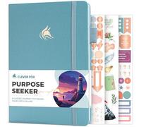 Clever Fox Purpose Seeker Journal - Guided Manifestation & Life Reflection Planner for Daily Self-Exploration, Goal-Setting & Gratitude (Aquamarine)