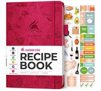 Clever Fox Recipe Book to Write in Your Own Meals 14.5x21.5 Hot Pink