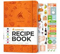 Clever Fox Recipe Book to Write in Your Own Meals 14.5x21.5 Orange