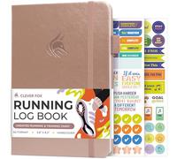 Clever Fox Running Log Book - Complete Run Training Tracker Journal - Runners Planner, Track Gifts & Stuff For Runners, Women & Men (Rose Gold)