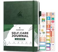 Clever Fox Self-Care Journal - Daily Reflection Notebook - Mental Health & Personal Development Planner, Meditation & Mood Log, Large (Forest Green)