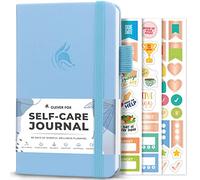 Clever Fox Self-Care Journal - Daily Reflection Notebook - Mental Health & Personal Development Planner, Meditation & Mood Log, Pocket (Light Blue)