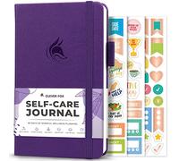 Clever Fox Self-Care Journal - Daily Reflection Notebook - Mental Health & Personal Development Planner, Meditation & Mood Log, Pocket (Purple)