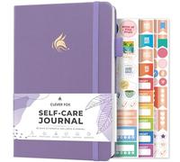 Clever Fox Self-Care Journal - Daily Reflection Notebook - Mental Health & Personal Development Planner, Meditation & Mood Log, A5 (Lavender)