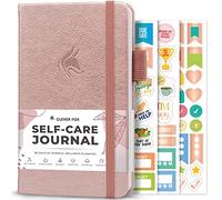 Clever Fox Self-Care Journal - Daily Reflection Notebook - Mental Health & Personal Development Planner, Meditation & Mood Log, Pocket (Rose Gold)