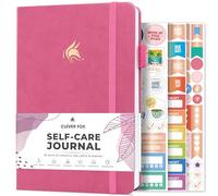 Clever Fox Self-Care Journal - Daily Reflection Notebook - Mental Health & Personal Development Planner, Meditation & Mood Log, A5 (Violet Blossom)