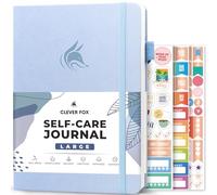 Clever Fox Self-Care Journal - Daily Reflection Notebook - Mental Health & Personal Development Planner, Meditation & Mood Log, Large (Periwinkle)
