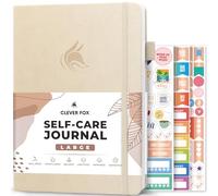 Clever Fox Self-Care Journal for Women, Daily Planner A4 Seashell