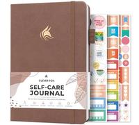 Clever Fox Self-Care Journal for Women, Daily Planner A5 Dark Terracotta