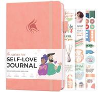 Clever Fox Self-Love Journal for Women, Gratitude, Positivity, Peach Pink
