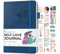 Clever Fox Self-love Journal - Guided Self-Discovery Log for Self-care, Reflection & Self-help, Mental Health, Gratitude & Mindfulness (Mystic Blue)