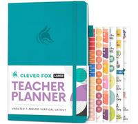 Clever Fox Teacher Planner, School & Homeschool Book, B5 Size Turquoise