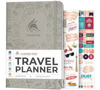 Clever Fox Travel Journal, Vacation Planner Organizer A5 Foggy Alps