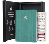 Clever Fox Ultimate Achiever’s Goal Planner - Focus & Productivity 90 Day Journal. Daily Weekly Monthly Planner Organizer & Hourly Schedule Notebook - Undated, Hardcover, A5 Size, Turquoise