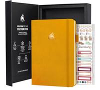 Clever Fox Ultimate Achiever’s Goal Planner - Focus & Productivity 90 Day Journal. Daily Weekly Monthly Planner Organizer & Hourly Schedule Notebook - Undated, Hardcover, A5 Size, Amber Yellow