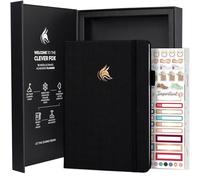 Clever Fox Ultimate Achiever’s Goal Planner - Focus & Productivity 90 Day Journal. Daily Weekly Monthly Planner Organizer & Hourly Schedule Notebook - Undated, Hardcover, A5 Size, Onyx Black