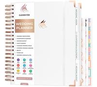 Clever Fox Wedding Planner Book & Organizer Binder Book, White