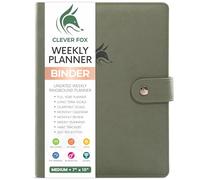 Clever Fox Weekly Planner, Appointment Planner for Time Management and Weekly Tasks, Organizer for Work and Life, with To-Do List and Habit Tracker, Undated, 7"x9" Hardcover