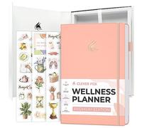 Clever Fox Wellness Journal Premium for Women, Workout & Food Light Pink