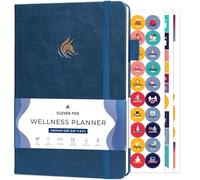 Clever Fox Wellness Planner & Food Journal for Weight Loss, A5 Mystic Blue
