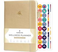 Clever Fox Wellness Planner & Food Journal for Weight Loss, A5 Pearl