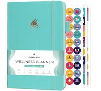 Clever Fox Wellness Planner & Food Journal for Weight Loss, A5 Turquoise