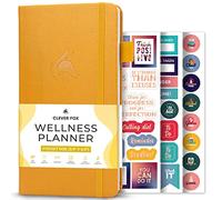 Clever Fox Wellness Planner & Food Journal Small Amber Yellow