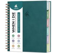 Clever Fox When I Die Planner With Pockets for Documents - End-of-Life Organizer Binder for Important Personal Info & Final Wishes (Dark Teal)