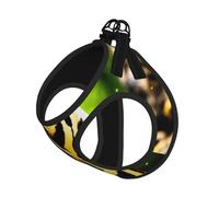 Clever Giraffe Print Dog Harness,Pet Leash Vest,Adjustable And Reflective Vest,For Small To Medium Dogs