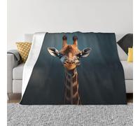 Clever Giraffe Ultra-Soft Micro Fleece Blanket Throw, Cozy, Lightweight, And Warm For Bed, Couch, Sofa