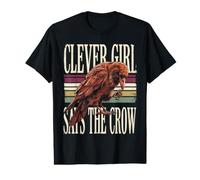 Clever Girl Says The Crow Raven Bird Value Graphic T-Shirt