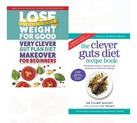 clever guts diet recipe book and lose weight for good 2 books collection set - very clever gut plan