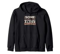 Clever Introvert Some Things Are Better Left Alone Quote Zip Hoodie
