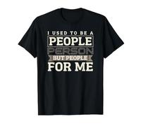 Clever Introverted Quotes for Sarcastic Antisocial Guys Value Graphic T-Shirt, Men, Black, M