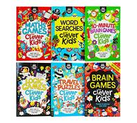 Clever Kids Brain Games 6 Books Collection Set (Brain Games For Clever Kids, Wordsearches for Clever Kids, Maths Games for Clever Kids, 10-Minute Brain Games for Clever Kids & More…)