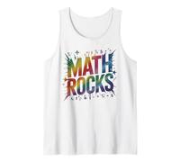 Clever Math Rocks Physics Team Learn STEM Geek Technology Tank Top