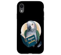 Clever parrot with Human Dummies book-perfect Design Case for iPhone XR