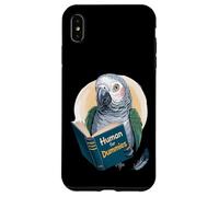 Clever parrot with Human Dummies book-perfect Design Case for iPhone XS Max