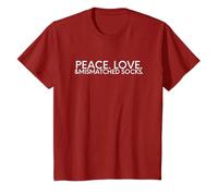 Clever Peace Love & Mismatched Socks T-Shirt