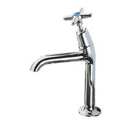 Clever Performa 2158 Cross Top Sink Tap Cold | Chrome-Plated Brass Kitchen Tap | Durable Compression Valve Fitting