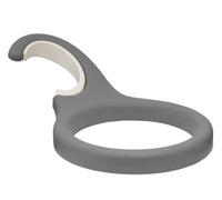 Clever Pots 20Cm Charcoal Round Plant Pot & Drainpipe Holder Pack Of 2