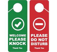 Business Design Do Not Disturb Door Hanger Sign, 2 Pack, Double Sided, Ideal for Offices, Online Meetings and Sessions, Online Classes, Home Offices