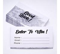 Clever Signs Raffle Tickets 200-Pack: Entry Form Cards for Contests, Events and Giveaways - 3.5" x 2"}