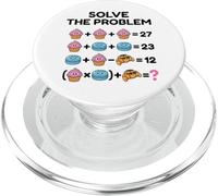 Clever Solve The Problem Math 67 Meme Pastry Design PopSockets PopGrip for MagSafe