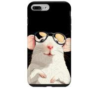 Clever White Rat in Pretty Frames for Rodent Pets Lovers Case for iPhone 7 Plus/8 Plus