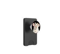 Clever White Rat in Pretty Frames for Rodent Pets Lovers PopSockets PopWallet for MagSafe