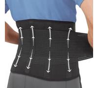 Clever Yellow Premium Back Support Belt, Back Brace, Lumbar Support Belt, Lower Back Support for Men and Women, Back Braces for Lower Back Pain, Sciatica Pain Relief Products (L)