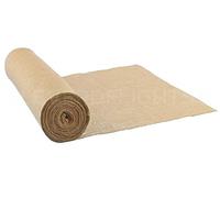 CleverDelights 24" Premium Burlap Roll - 25 Yards - Finished Edges - Tight Weave Natural Jute Burlap Fabric
