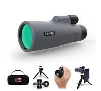 Cleverish 40*60 High Power Monoculars For adluts , Tripod Travel Bag with Smartphone Adapter, BAK-4 Prism, Ultra Clear FMC Lens for Bird Watching, Hunting, Traveling, Hiking.Designed in United States